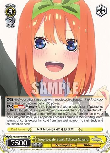 Irreplaceable Bond, Yotsuba Nakano (SR), The Quintessential Quintuplets 2 5HY/W90-E018S SR