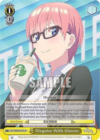 Disguise With Glasses (SR), The Quintessential Quintuplets 2 5HY/W90-E019S SR