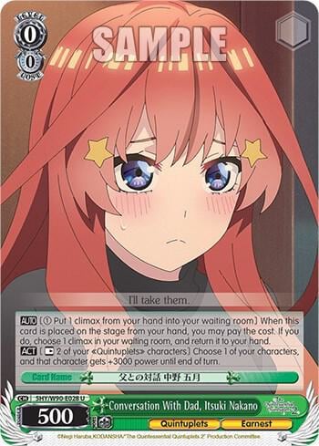 Conversation With Dad, Itsuki Nakano, The Quintessential Quintuplets 2 5HY/W90-E028 U