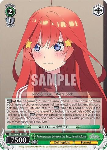 Awkwardness Between the Two, Itsuki Nakano (SR), The Quintessential Quintuplets 2 5HY/W90-E035S SR