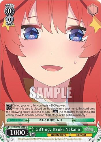 Gifting, Itsuki Nakano, The Quintessential Quintuplets 2 5HY/W90-E036 C