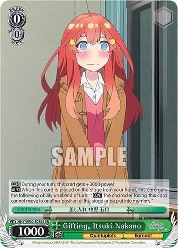 Gifting, Itsuki Nakano (SR), The Quintessential Quintuplets 2 5HY/W90-E036S SR