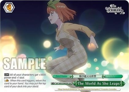 The World As She Leaps (OFR), The Quintessential Quintuplets 2 5HY/W90-E046OFR OFR