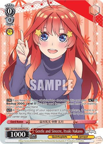 Gentle and Sincere, Itsuki Nakano (OFR), The Quintessential Quintuplets 2 5HY/W90-E049OFR OFR