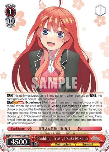 Budding Trust, Itsuki Nakano, The Quintessential Quintuplets 2 5HY/W90-E050 RR