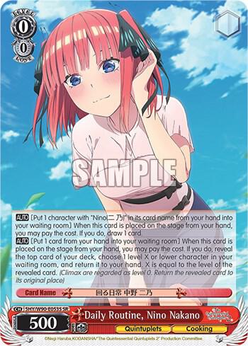 Daily Routine, Nino Nakano (SR), The Quintessential Quintuplets 2 5HY/W90-E053S SR