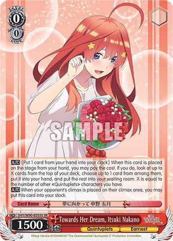 Towards Her Dream, Itsuki Nakano (SR), The Quintessential Quintuplets 2 5HY/W90-E055S SR