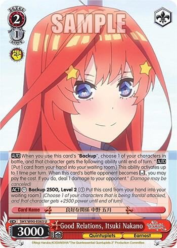 Good Relations, Itsuki Nakano, The Quintessential Quintuplets 2 5HY/W90-E063 U