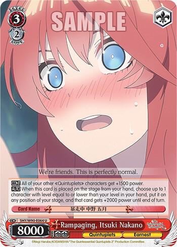 Rampaging, Itsuki Nakano, The Quintessential Quintuplets 2 5HY/W90-E064 U