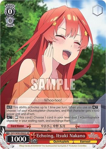 Echoing, Itsuki Nakano (SR), The Quintessential Quintuplets 2 5HY/W90-E065S SR