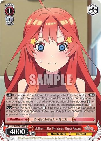 Mother in Her Memories, Itsuki Nakano, The Quintessential Quintuplets 2 5HY/W90-E069 C