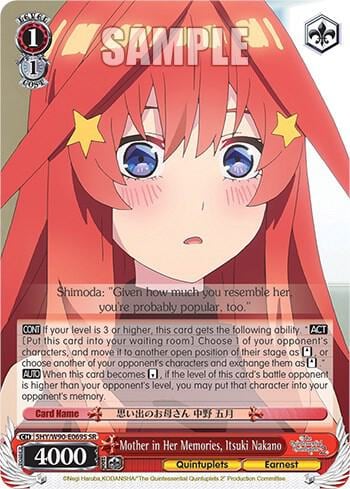 Mother in Her Memories, Itsuki Nakano (SR), The Quintessential Quintuplets 2 5HY/W90-E069S SR