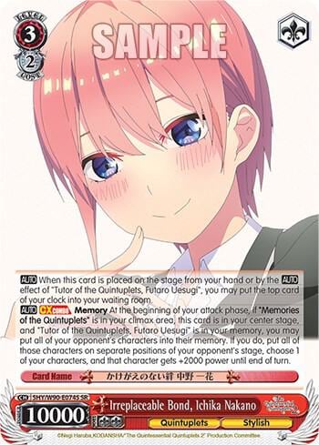 Irreplaceable Bond, Ichika Nakano (SR), The Quintessential Quintuplets 2 5HY/W90-E074S SR