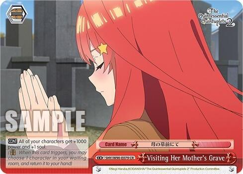 Visiting Her Mother's Grave, The Quintessential Quintuplets 2 5HY/W90-E079 CR