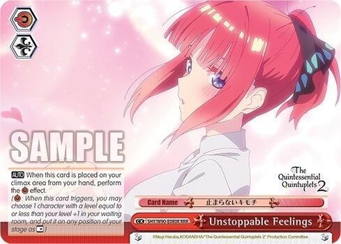 Unstoppable Feelings (RRR), The Quintessential Quintuplets 2 5HY/W90-E080R RRR