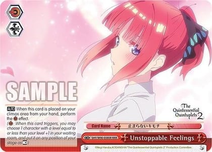 Unstoppable Feelings (RRR), The Quintessential Quintuplets 2 5HY/W90-E080R RRR