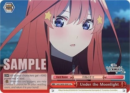 Under the Moonlight, The Quintessential Quintuplets 2 5HY/W90-E081 CC