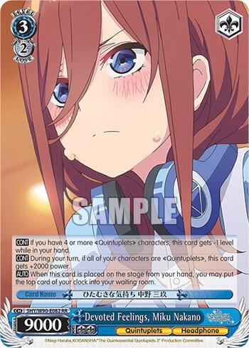 Devoted Feelings, Miku Nakano, The Quintessential Quintuplets 2 5HY/W90-E082 RR