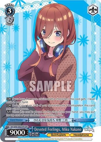 Devoted Feelings, Miku Nakano (OFR), The Quintessential Quintuplets 2 5HY/W90-E082OFR OFR