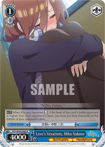 Love's Vexations, Miku Nakano, The Quintessential Quintuplets 2 5HY/W90-E086 R