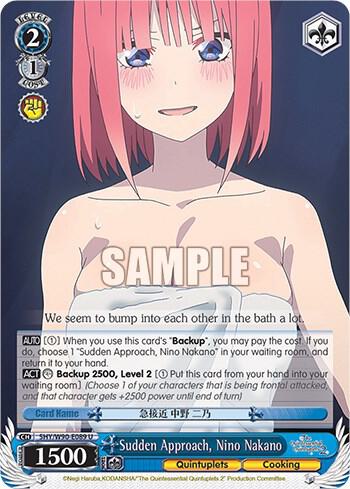 Sudden Approach, Nino Nakano, The Quintessential Quintuplets 2 5HY/W90-E089 U