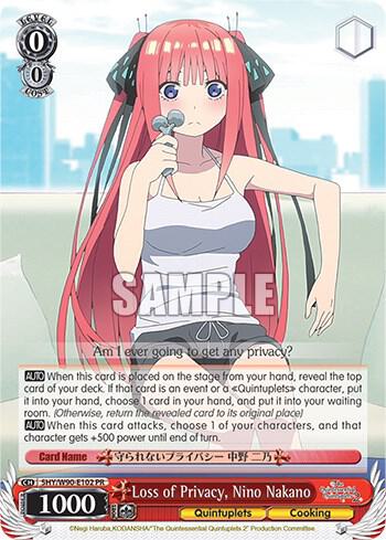 Loss of Privacy, Nino Nakano, The Quintessential Quintuplets 2 5HY/W90-E102 PR