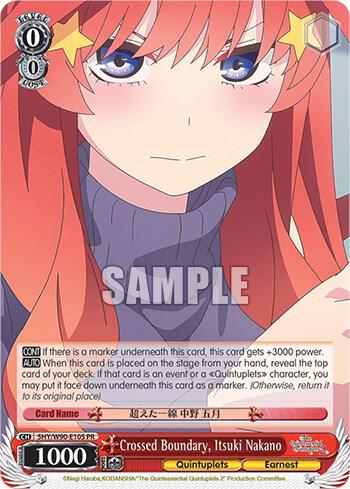Crossed Boundary, Itsuki Nakano, The Quintessential Quintuplets 2 5HY/W90-E105 PR