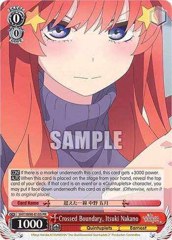 Crossed Boundary, Itsuki Nakano, The Quintessential Quintuplets 2 5HY/W90-E105 PR