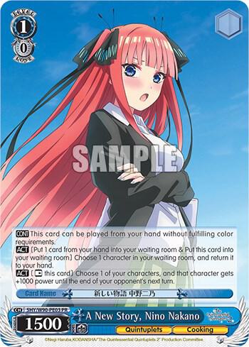 A New Story, Nino Nakano, The Quintessential Quintuplets 2 5HY/W90-PE03 PR