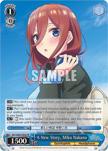 A New Story, Miku Nakano, The Quintessential Quintuplets 2 5HY/W90-PE04 PR