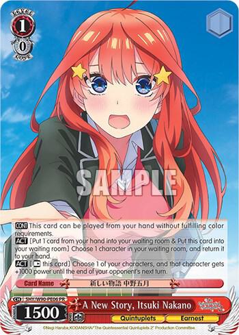 A New Story, Itsuki Nakano, The Quintessential Quintuplets 2 5HY/W90-PE06 PR