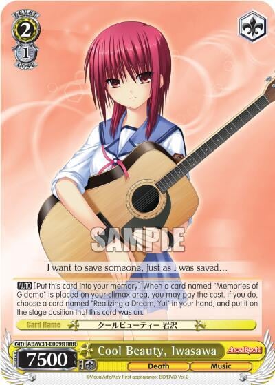 Cool Beauty, Iwasawa (RRR), Angel Beats! Re:Edit AB/W31-E009R RRR