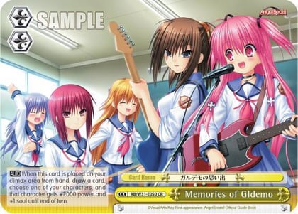 Memories of Gldemo, Angel Beats! Re:Edit AB/W31-E050 CR