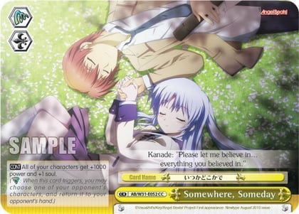 Somewhere, Someday, Angel Beats! Re:Edit AB/W31-E052 CC