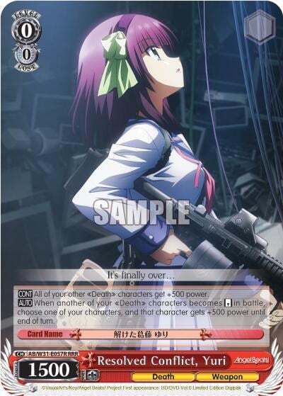 Resolved Conflict, Yuri (RRR), Angel Beats! Re:Edit AB/W31-E057R RRR