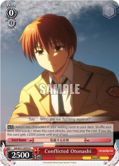 Conflicted Otonashi, Angel Beats! Re:Edit AB/W31-E070 U