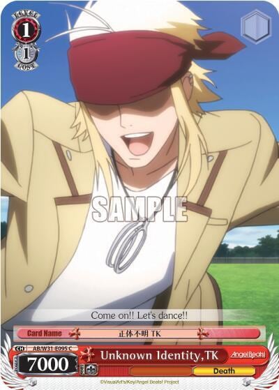 Unknown Identity, TK, Angel Beats! Re:Edit AB/W31-E095 C