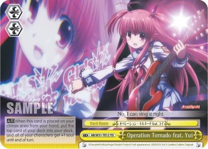 Operation Tornado feat. Yui, Angel Beats! Re:Edit AB/W31-TE12 TD