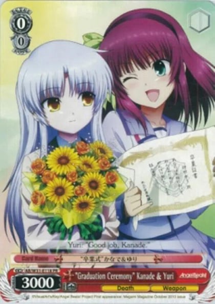 "Graduation Ceremony" Kanade & Yuri, Angel Beats! Re:Edit AB/W31-E118 PR
