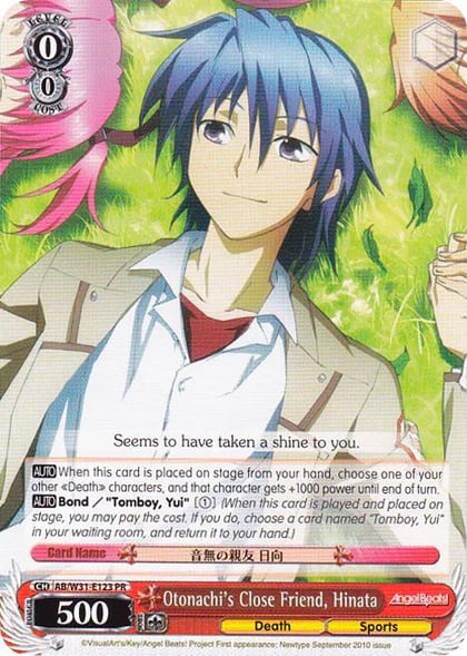 Otonachi's Close Friend, Hinata, Angel Beats! Re:Edit AB/W31-E123 PR
