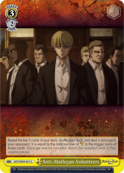 Anti-Marleyan Volunteers, Attack On Titan: Final Season AOT/SX04-021 U