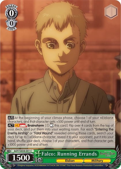 Falco: Running Errands, Attack On Titan: Final Season AOT/SX04-041 C