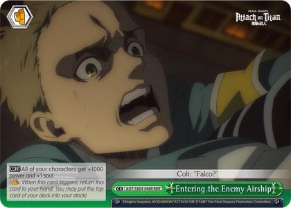 Entering the Enemy Airship (RRR), Attack On Titan: Final Season AOT/SX04-046R RRR