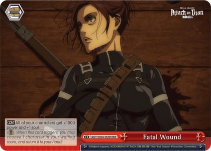 Fatal Wound (RRR), Attack On Titan: Final Season AOT/SX04-065R RRR
