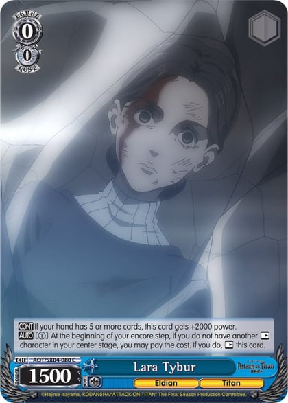 Lara Tybur, Attack On Titan: Final Season AOT/SX04-080 C