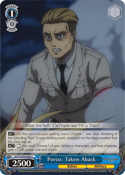 Porco: Taken Aback, Attack On Titan: Final Season AOT/SX04-084 C