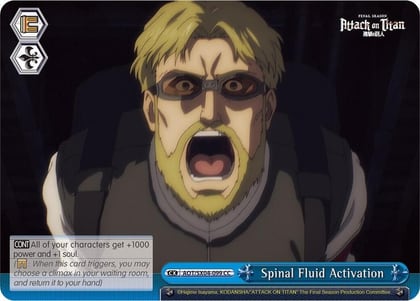 Spinal Fluid Activation, Attack On Titan: Final Season AOT/SX04-099 CC