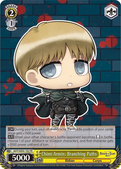 Chimi Armin: Branching Paths, Attack On Titan: Final Season AOT/SX04-102 PR
