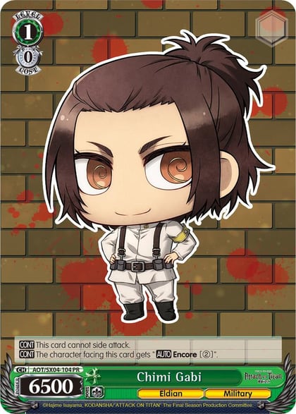 Chimi Gabi, Attack On Titan: Final Season AOT/SX04-104 PR