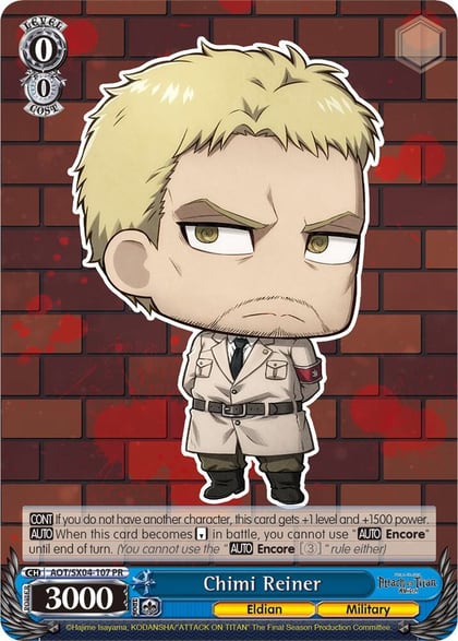 Chimi Reiner, Attack On Titan: Final Season AOT/SX04-107 PR